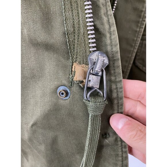 Vintage Field Jacket Coat Mens Med Short (Est.) US Military Vietnam War Era - Picture 4 of 16